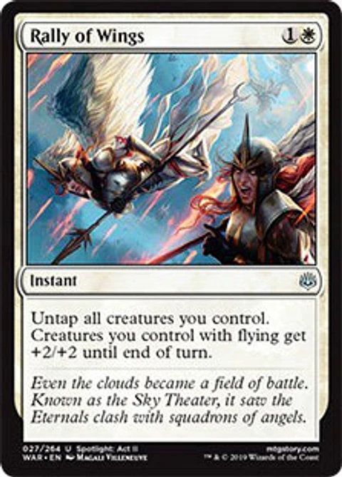 Rally of Wings - WAR - U 