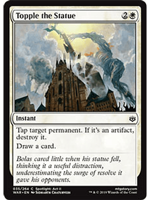 Topple the Statue - WAR - C 