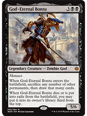 God-Eternal Bontu - WAR - M 