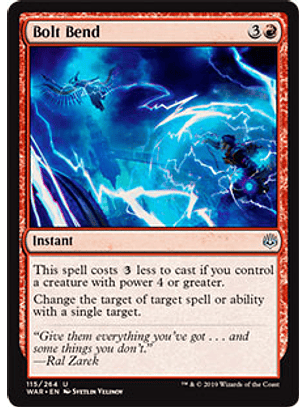 Bolt Bend- WAR - U