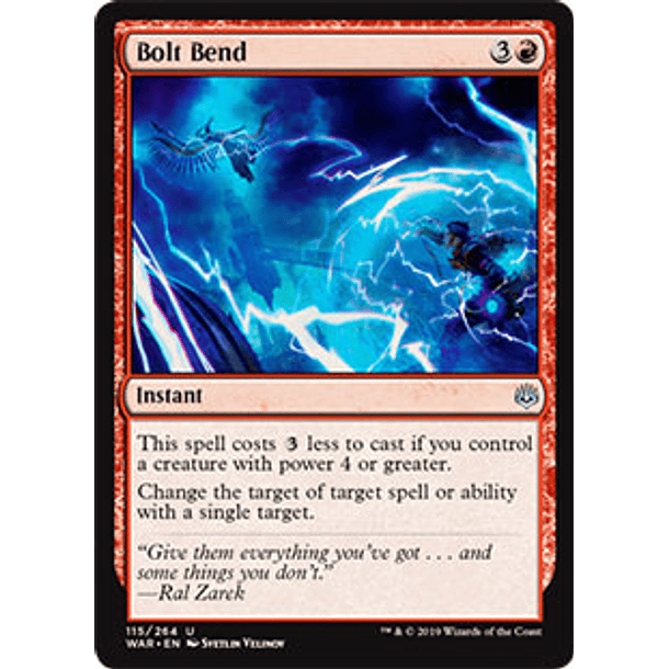 Bolt Bend- WAR - U