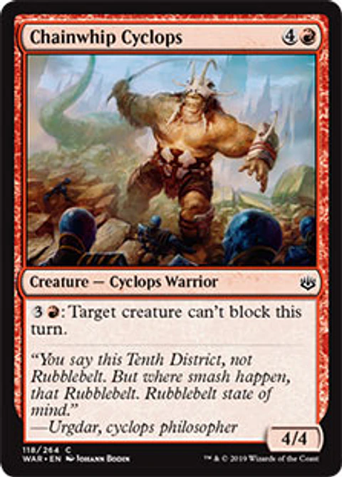 Chainwhip Cyclops - WAR - C 