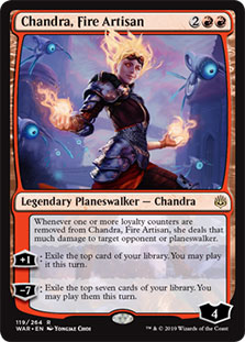 Chandra, Fire Artisan - WAR - R  1