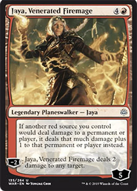 Jaya, Venerated Firemage - WAR - U 
