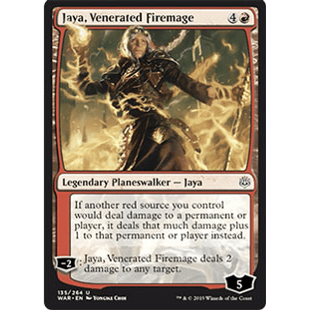 Jaya, Venerated Firemage - WAR - U 