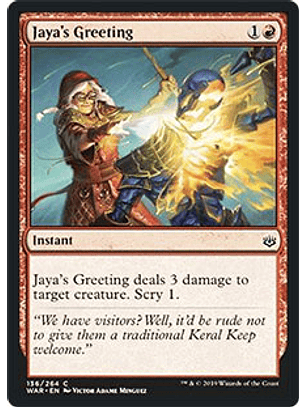 Jaya's Greeting - WAR - C 