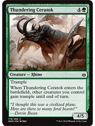 Thundering Ceratok - WAR - C 