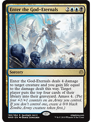Enter the God-Eternals - WAR - R