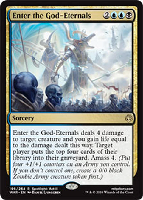 Enter the God-Eternals - WAR - R