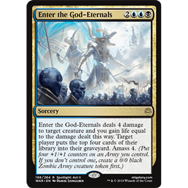 Enter the God-Eternals - WAR - R