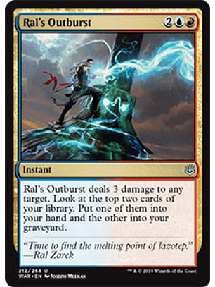 Ral's Outburst - WAR - U