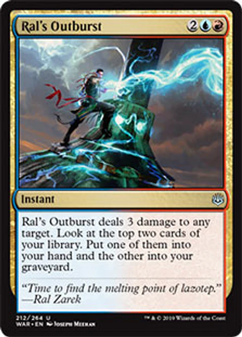 Ral's Outburst - WAR - U