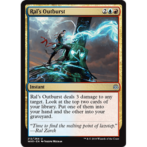 Ral's Outburst - WAR - U