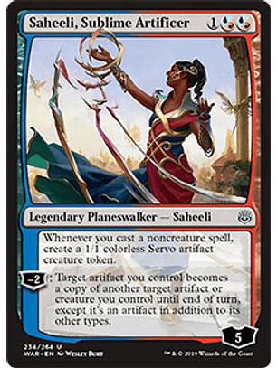 Saheeli, Sublime Artificer - WAR - U 