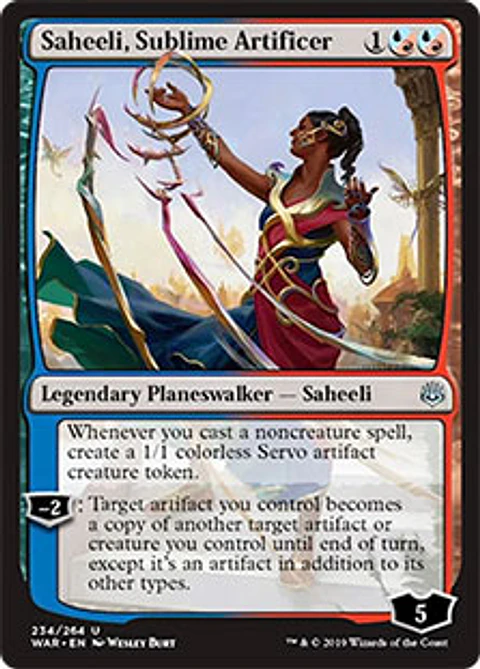 Saheeli, Sublime Artificer - WAR - U 