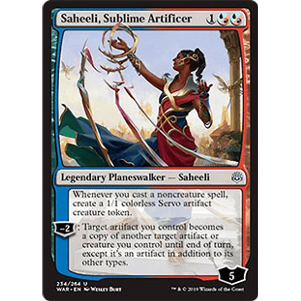 Saheeli, Sublime Artificer - WAR - U 