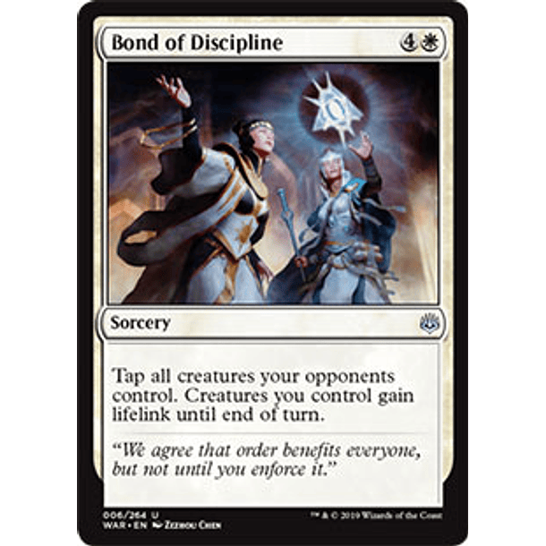 Bond of Discipline - WAR - U