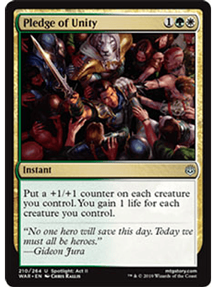 Pledge of Unity - WAR - U 