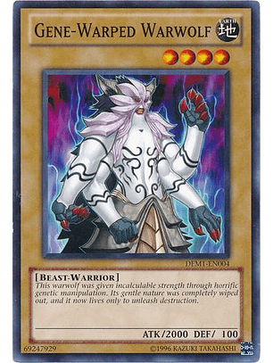 Gene-Warped Warwolf - DEM1-EN004 - Common (español)