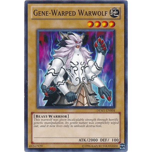 Gene-Warped Warwolf - DEM1-EN004 - Common (español)