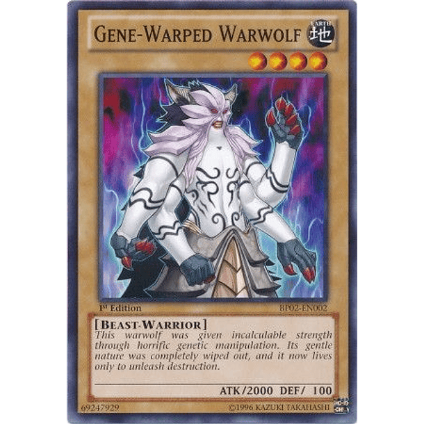 Gene-Warped Warwolf - BP02-EN002 - Common