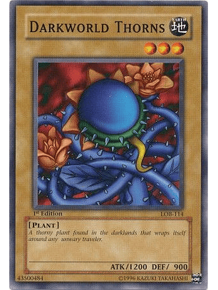 Darkworld Thorns - LOB-114 - Common (español)