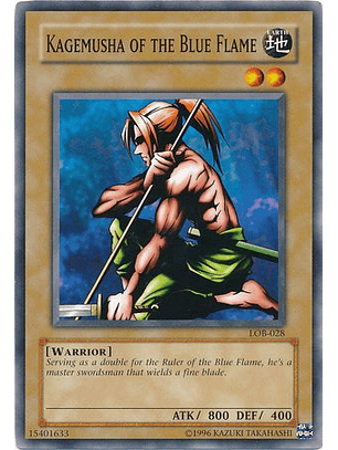 Kagemusha of the Blue Flame - LOB-028 - Common