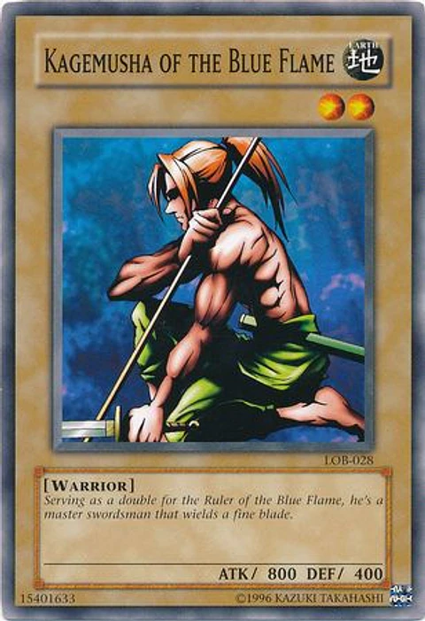 Kagemusha of the Blue Flame - LOB-028 - Common