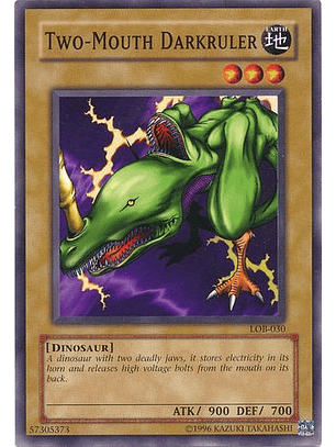 Two-Mouth Darkruler - LOB-030 - Common (Español)