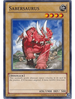 Sabersaurus - DEM1-EN003 - Common