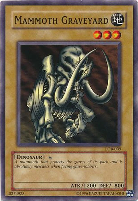 Mammoth Graveyard - LOB-009 - Common (español)