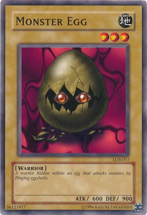 Monster Egg - LOB-017 - Common