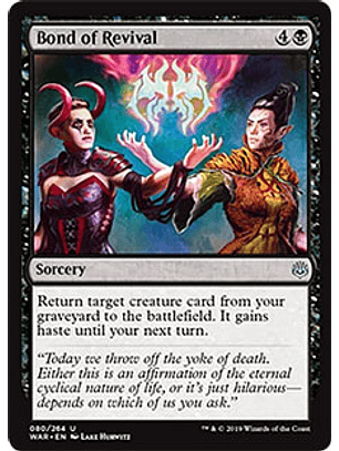 Bond of Revival - WAR - U 