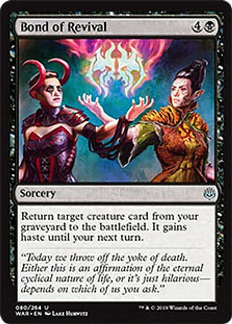 Bond of Revival - WAR - U 