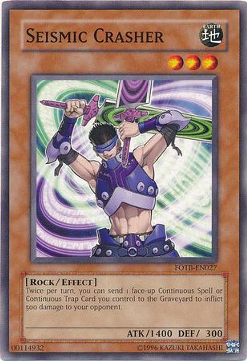 Seismic Crasher - FOTB-EN027 - Common