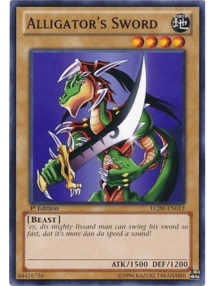 Alligator's Sword - LCJW-EN012 - Common