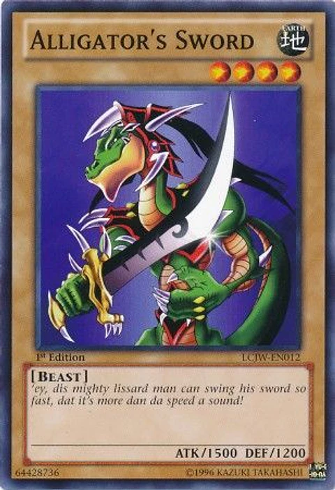 Alligator's Sword - LCJW-EN012 - Common