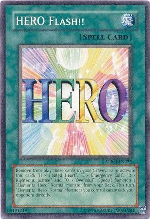 Hero Flash!! - DR04-EN222 - Common (jugada)