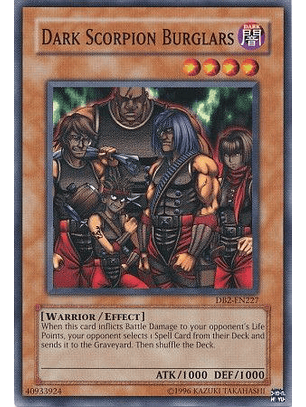 Dark Scorpion Burglars - DB2-EN227 - Common