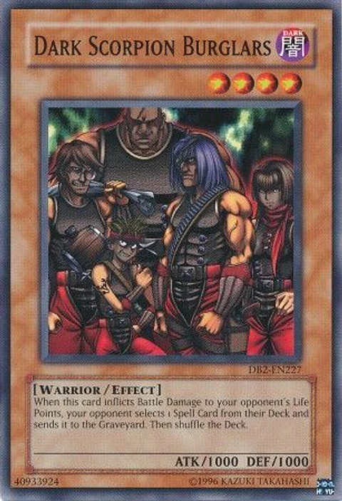 Dark Scorpion Burglars - DB2-EN227 - Common