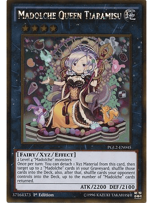 Madolche Queen Tiaramisu - PGL2-EN045 - Gold Rare