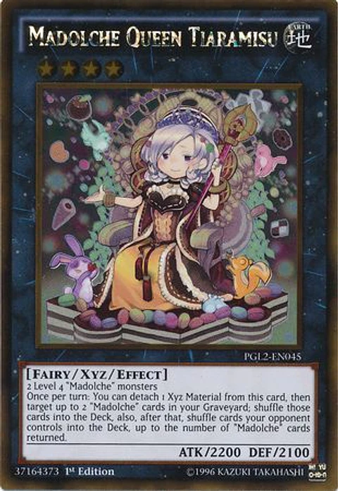 Madolche Queen Tiaramisu - PGL2-EN045 - Gold Rare
