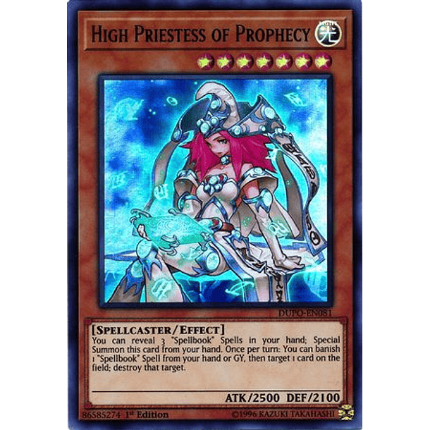 High Priestess of Prophecy - DUPO-EN081 - Ultra Rare