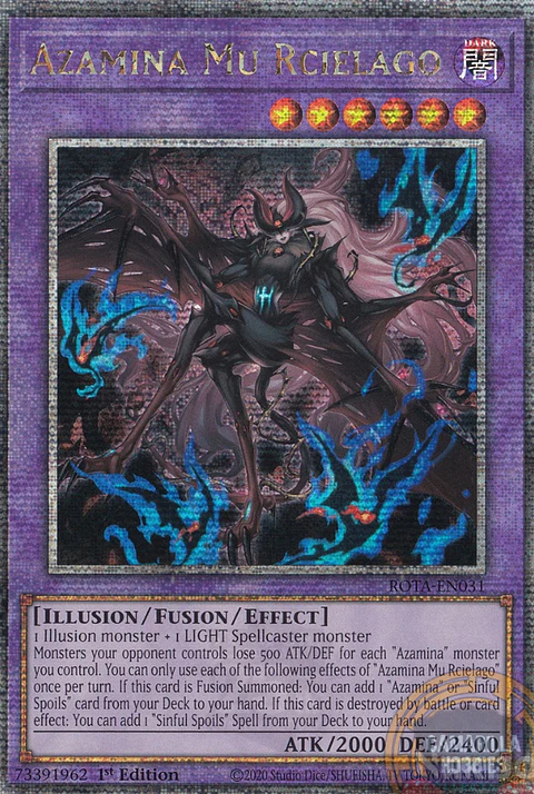 Azamina Mu Rcielago - ROTA-EN031 - Quarter Century Secret Rare