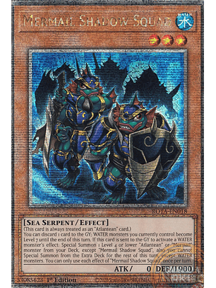 Mermail Shadow Squad - ROTA-EN018 - Quarter Century Secret Rare