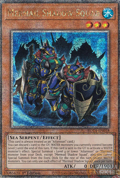 Mermail Shadow Squad - ROTA-EN018 - Quarter Century Secret Rare