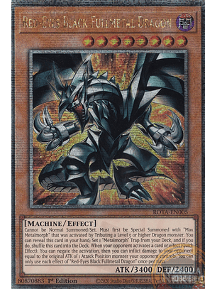 Red-Eyes Black Fullmetal Dragon - ROTA-EN005 - Quarter Century Secret Rare