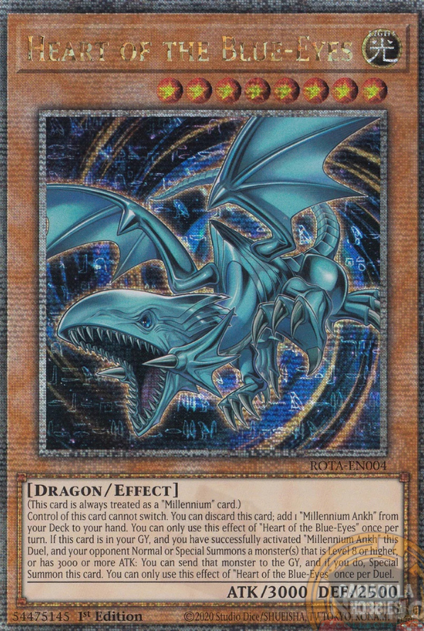 Heart of the Blue-Eyes - ROTA-EN004 - Quarter Century Secret Rare 1