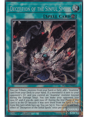 Deception of the Sinful Spoils - ROTA-EN055 - Secret Rare 