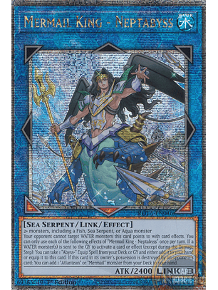 Mermail King - Neptabyss - ROTA-EN046 - Quarter Century Secret Rare